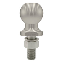 Load image into Gallery viewer, Curt 2in Trailer Ball (3/4in x 2-1/8in Shank 3500lbs Stainless)