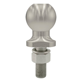 Curt 2in Trailer Ball (3/4in x 2-1/8in Shank 3500lbs Stainless)