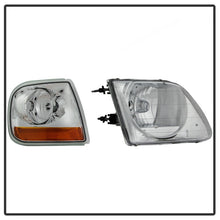 Carica l&#39;immagine nel visualizzatore di Gallery, xTune 97-03 Ford F-150 4pc OEM Style Headlights w/Corner - Chrome (HD-JH-FF15097-L-SET-C)