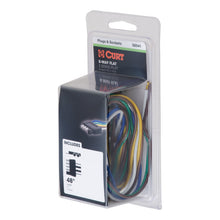 Load image into Gallery viewer, Curt 5-Way Flat Connector Plug w/48in Wires (Trailer Side Packaged)