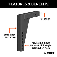 Carica l&#39;immagine nel visualizzatore di Gallery, Curt Weight Distribution Shank (2in Shank 8-3/4in Drop)
