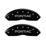 MGP 4 Caliper Covers Engraved Front Pontiac Rear Arrow Blk Finish Silver Char 2006 Pontiac Solstice