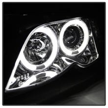 Laden Sie das Bild in den Galerie-Viewer, Spyder BMW E46 3-Series 02-05 4DR Projector Headlights 1PC LED Halo Chrm PRO-YD-BMWE4602-4D-AM-C