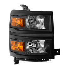 Carica l&#39;immagine nel visualizzatore di Gallery, xTune Chevy Silverado 14-15 Non-HD Passenger Side Headlight Black - OEM Right HD-JH-CS14-OEBK-R