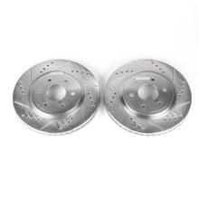 Carica l&#39;immagine nel visualizzatore di Gallery, Power Stop 05-19 Nissan Frontier Front Evolution Drilled &amp; Slotted Rotors - Pair