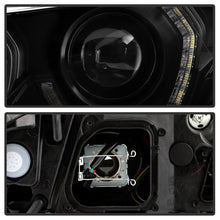 Carica l&#39;immagine nel visualizzatore di Gallery, Spyder BMW 5 Series F10 11-13 Xenon/HID AFS Projector Headlights - Black PRO-YD-BMWF10HIDAFS-SEQ-BK