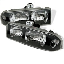 Cargar imagen en el visor de la galería, Spyder Chevy S10 98-04/Chevy Blazer 98-05 Crystal Headlights Black HD-YD-CS1098-BK