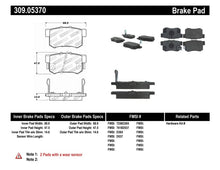 Charger l&#39;image dans la galerie, StopTech Performance 00-09 Honda S2000 / 92-07 Accord / 04-10 Acura TSX / 02-06 RSX Rear Brake Pads