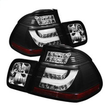 Laden Sie das Bild in den Galerie-Viewer, Spyder BMW E46 3-Series 02-05 4Dr Light Bar Style LED Tail Lights Black ALT-YD-BE4602-4D-LBLED-BK