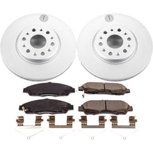 Carica l&#39;immagine nel visualizzatore di Gallery, Power Stop 17-18 GMC Acadia Front Z17 Evolution Geomet Coated Brake Kit