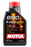 Motul 1L Synthetic Engine Oil 8100 X-CLEAN Gen 2 5W40 - Single
