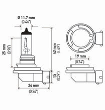 Charger l&#39;image dans la galerie, Hella Bulb H11 12V 55W Pgj192 T4 (2)