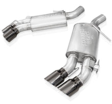 Carica l'immagine nel visualizzatore di Gallery, Stainless Works 16-21 Camaro SS 3in Legend SW Connect Axle Back w/Valve - 4in Quad Black Tips
