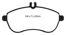 गैलरी व्यूवर में इमेज लोड करें, EBC 12-14 Mercedes-Benz C250 (W204) 1.8 Turbo Redstuff Front Brake Pads