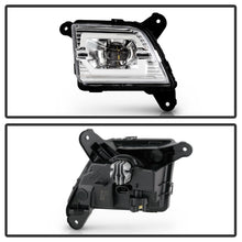 Carica l&#39;immagine nel visualizzatore di Gallery, Spyder 19-20 Chevy Silverado 1500 OEM Style Full LED Fog Light w/Switch - Clear (Wont Fit RPO U12)
