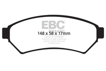 गैलरी व्यूवर में इमेज लोड करें, EBC 05-09 Buick Allure (Canada) 3.6 Greenstuff Front Brake Pads