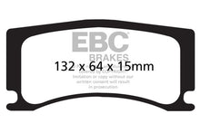 Laden Sie das Bild in den Galerie-Viewer, EBC 08-09 Jaguar XKR 4.2 Supercharged (Portfolio) Yellowstuff Rear Brake Pads