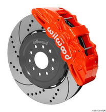 गैलरी व्यूवर में इमेज लोड करें, Wilwood SX6R Front Brake Kit 15in SRP Slotted/Drilled Red 05-13 Chevy Corvette