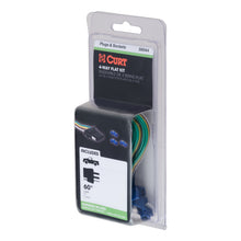 Load image into Gallery viewer, Curt 4-Way Flat Connector Socket w/60in Wires &amp; Hardware (Vehicle Side Packaged)