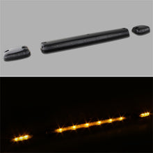 Charger l&#39;image dans la galerie, Xtune Chevy Silverado 07-13 Amber LED Cab Roof Lights Clear ACC-LED-CS07-CR-C