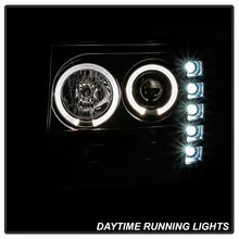 Charger l&#39;image dans la galerie, Spyder GMC Sierra 1500/GMC Sierra Denali 08-13 Projector LED Halo- LED All Blk PRO-YD-GS07-HL-BKV2