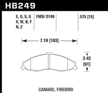 Charger l'image dans la galerie, Hawk 98-02 Camaro/Firebird HP+ Street Front Brake Pads