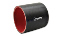 Carica l&#39;immagine nel visualizzatore di Gallery, Vibrant 4 Ply Reinforced Silicone Straight Hose Coupling - 4in I.D. x 3in long (BLACK)