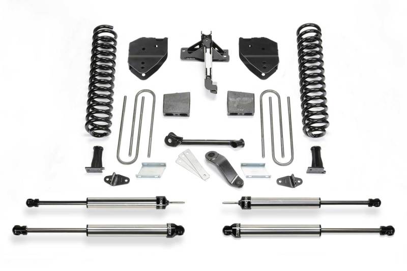 Fabtech 17-19 Ford F250/350 4WD Gas 4in Basic System w/DL Shocks