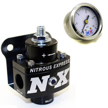 Laden Sie das Bild in den Galerie-Viewer, Nitrous Express Fuel Pressure Regulator Non Bypass w/Fuel Pressure Gauge