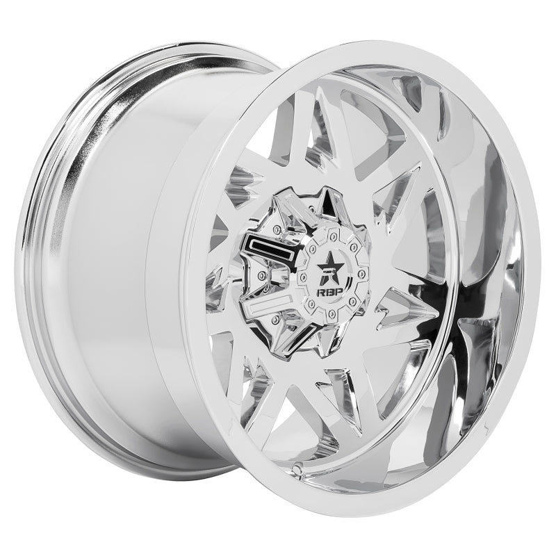 RBP 71R Avenger 20x10 8x165.1 BP / 4.5 BS -25mm Offset 121.3mm CB (Hub Centric) Chrome Wheel