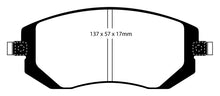 गैलरी व्यूवर में इमेज लोड करें, EBC 04-06 Saab 9-2X 2.0 Turbo Yellowstuff Front Brake Pads