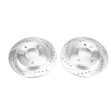 Carica l&#39;immagine nel visualizzatore di Gallery, Power Stop 17-19 Hyundai Ioniq Rear Evolution Drilled &amp; Slotted Rotors - Pair