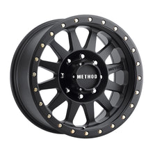 Charger l'image dans la galerie, Method MR304 Double Standard 20x10 -18mm Offset 8x6.5 130.81mm CB Matte Black Wheel