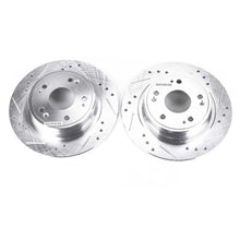 Carica l&#39;immagine nel visualizzatore di Gallery, Power Stop 16-19 Acura ILX Rear Evolution Drilled &amp; Slotted Rotors - Pair
