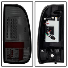 Carica l&#39;immagine nel visualizzatore di Gallery, Spyder Ford Super Duty 08-15 LED Tail Lights Smoke ALT-YD-FS07-LED-SM