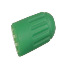 Cargar imagen en el visor de la galería, Schrader TPMS Plastic Green Sealing Snap-In Valve Cap - 100 Pack