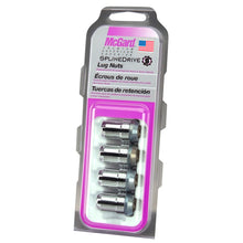 Laden Sie das Bild in den Galerie-Viewer, McGard SplineDrive Lug Nut (Cone Seat) M12X1.25 / 1.24in. Length (4-Pack) - Chrome (Req. Tool)