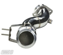 Laden Sie das Bild in den Galerie-Viewer, Turbo XS 2015+ Ford Mustang Ecoboost Downpipe w/ High Flow Catalytic Converter