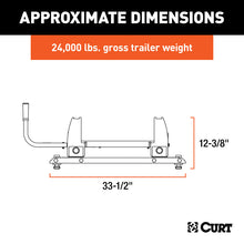 गैलरी व्यूवर में इमेज लोड करें, Curt OEM Puck System 5th Wheel Roller for Ford