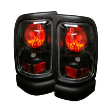 Carica l&#39;immagine nel visualizzatore di Gallery, Spyder Dodge Ram 1500 94-01/Ram 2500/3500 94-02 Euro Style Tail Lights Black ALT-YD-DRAM94-BK