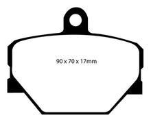 Carica l&#39;immagine nel visualizzatore di Gallery, EBC 08+ Smart Fortwo 1.0 Greenstuff Front Brake Pads