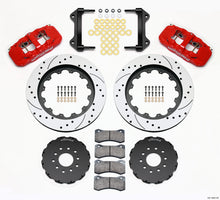 गैलरी व्यूवर में इमेज लोड करें, Wilwood AERO6 Front Hat Kit 15.00 Drilled Red 97-04 Corvette C5/Z06 05-13 C6