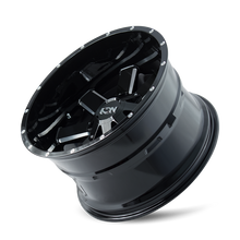 गैलरी व्यूवर में इमेज लोड करें, ION Type 141 20x9 / 6x135 BP / 0mm Offset / 106mm Hub Gloss Black Milled Wheel