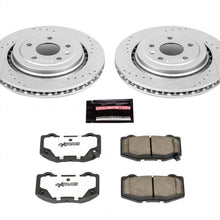 Cargar imagen en el visor de la galería, Power Stop 14-19 Chevrolet Corvette Rear Z26 Street Warrior Brake Kit