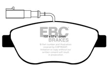 गैलरी व्यूवर में इमेज लोड करें, EBC 12+ Fiat 500 1.4 Turbo Abarth Yellowstuff Front Brake Pads