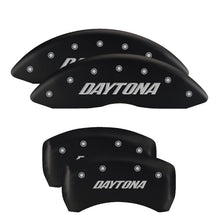 Charger l&#39;image dans la galerie, MGP 4 Caliper Covers Engraved Front &amp; Rear With out stripes/Avenger Black finish silver ch