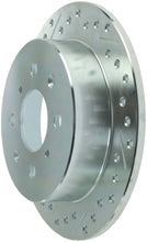 Carica l&#39;immagine nel visualizzatore di Gallery, StopTech Select Sport 92-00 Honda Civic Drilled and Slotted 1-Piece Rear Passenger Side Brake Rotor