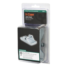 Load image into Gallery viewer, Curt Bolt-On Jack Foot (Fits 2in Tube 2000lbs Packaged)