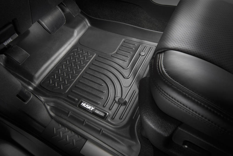 Husky Liners 2021 Suburban/Tahoe/Yukon 2nd Row Bucket Seats Weatherbeater 3rd Seat Floor Liner - BLK - 2to4wheels