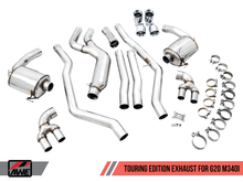 गैलरी व्यूवर में इमेज लोड करें, AWE Tuning 2019+ BMW M340i (G20) Non-Resonated Touring Edition Exhaust - Quad Diamond Black Tips